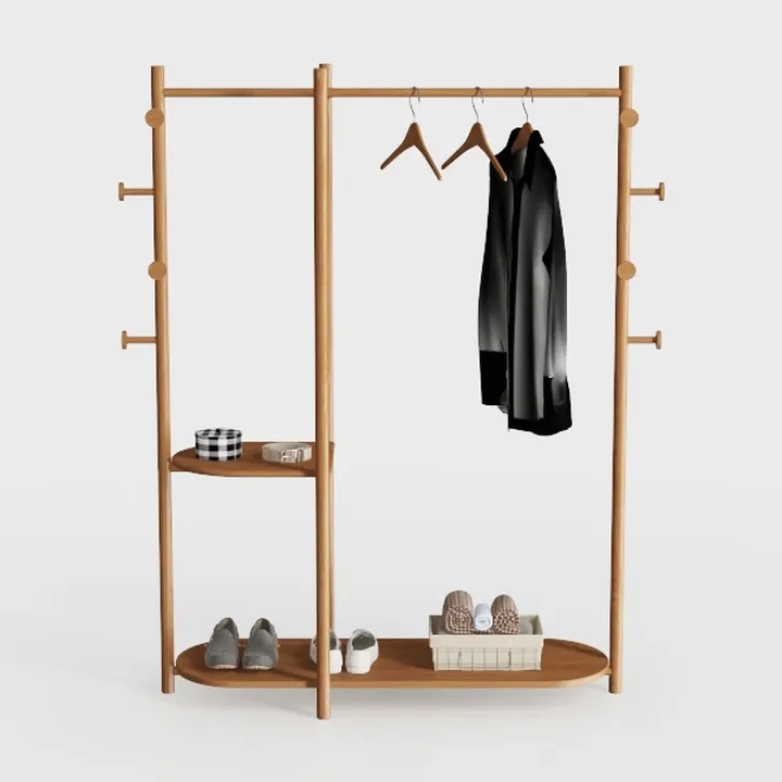 Solid Wood Coat Rack, Coat Rack Freestanding