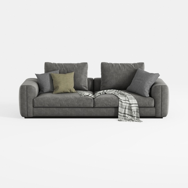 96 INCH L Shaped Reversible Sleeper Sectional Sofa
