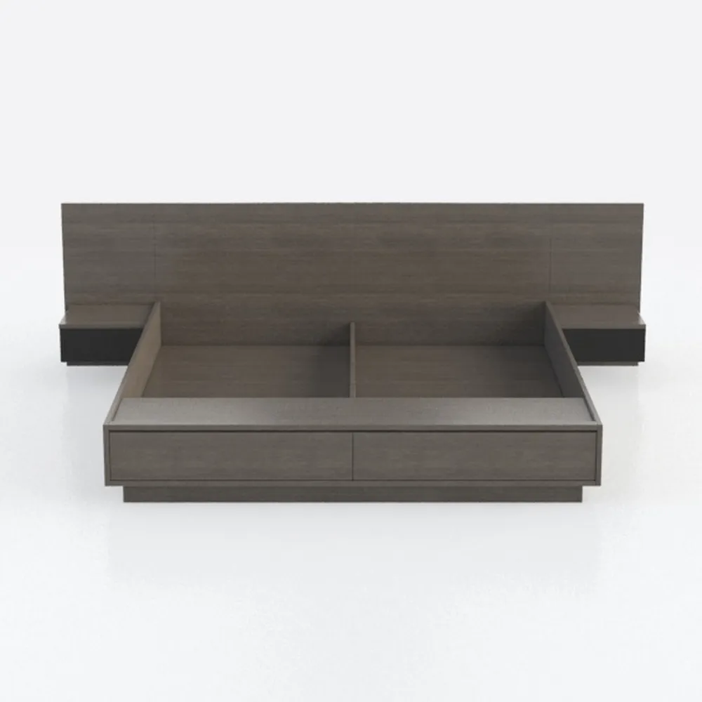 Nexera 404007 James Platform Bed with Headboad