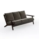 LeisureMod Jefferson Leather Contemporary Silver Right 45 Degree View