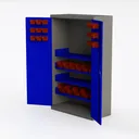 Best Choice Products 9-Cube Storage Organizer Left 45 Degree View