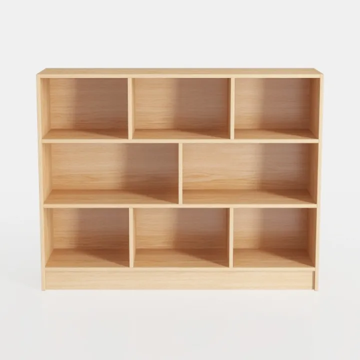 Kids Bookshelf and Toy Storage Shelf, Wooden