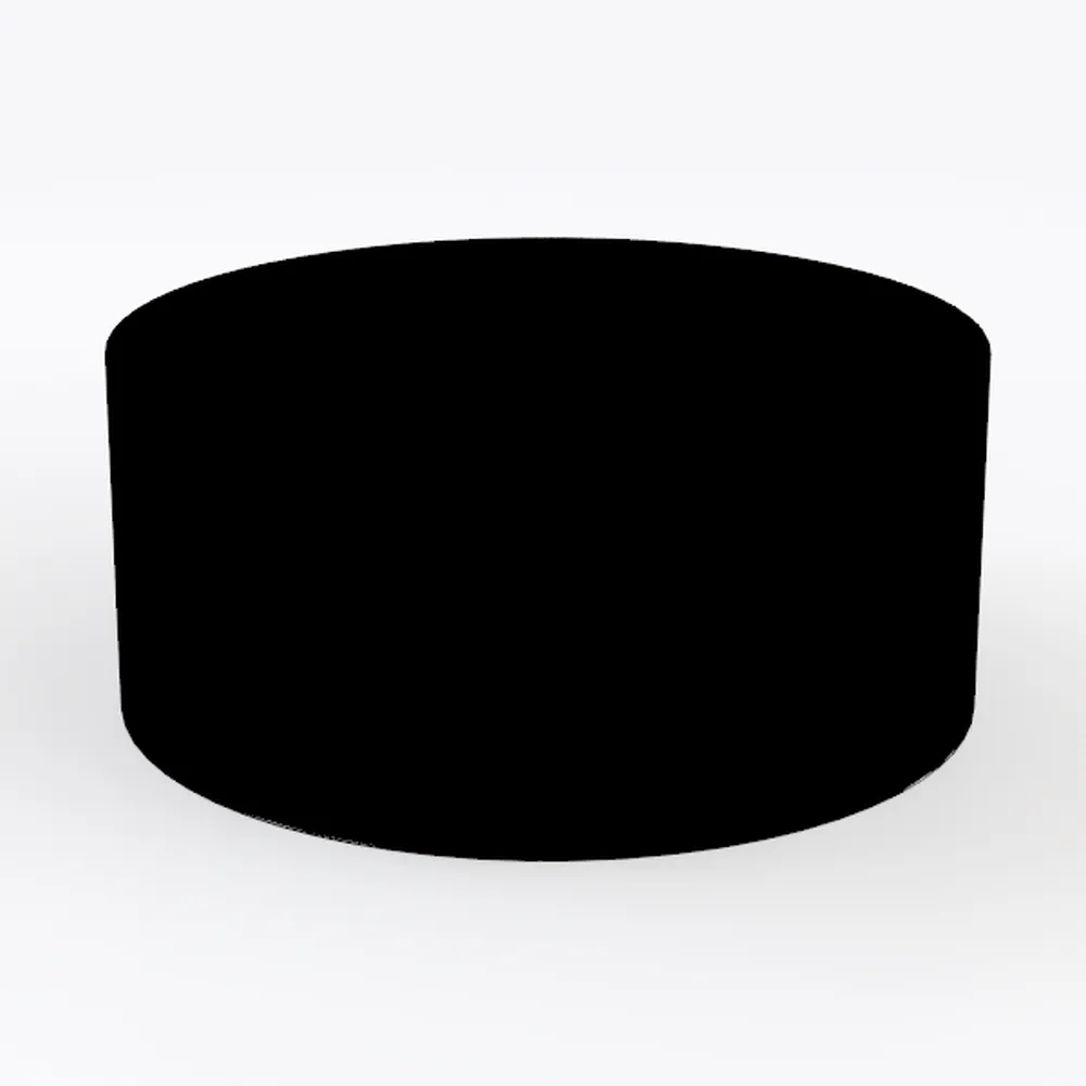 GANAZONO Metal Matte Flower Vase Small Black