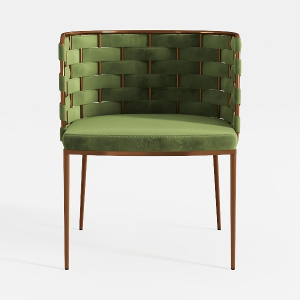 Velvet Dining Chairs Set of 2, Modern Dining Chair