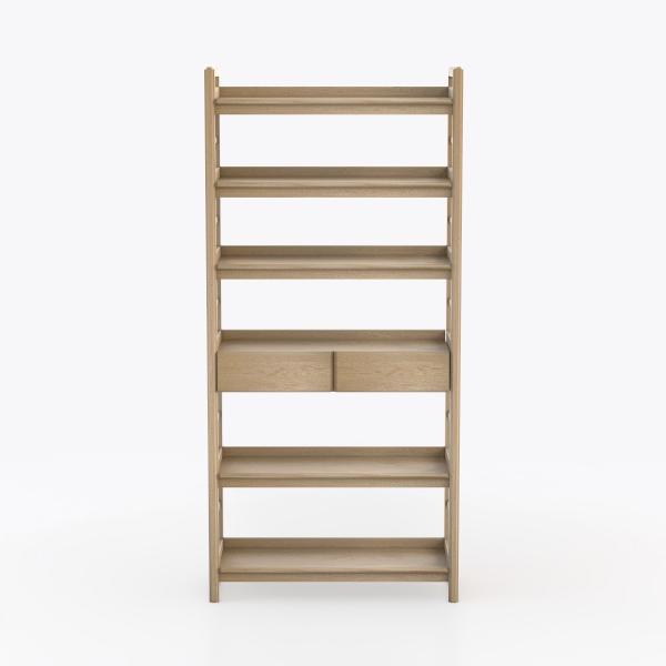 Modway Bixby Home Office Desk with Bookshelf in