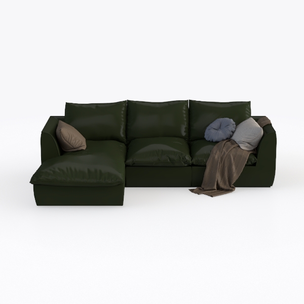 Transform Your Space with an L-Shaped Slipcovered