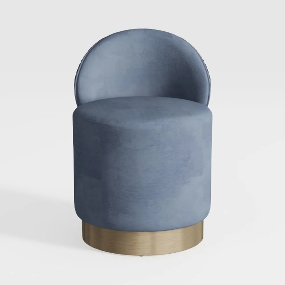 360°Swivel Upholstered Barrel Dining Chairs,Modern