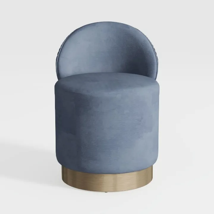 360°Swivel Upholstered Barrel Dining Chairs,Modern