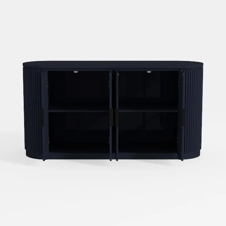 LEYAOYAO Fluted Buffet Cabinet with Storage, 45"