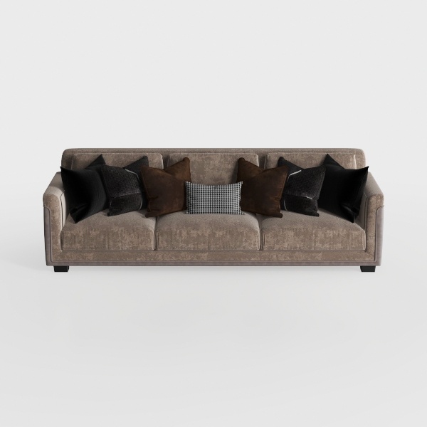 Michael Amini Malibu Crest Sofas, Honey