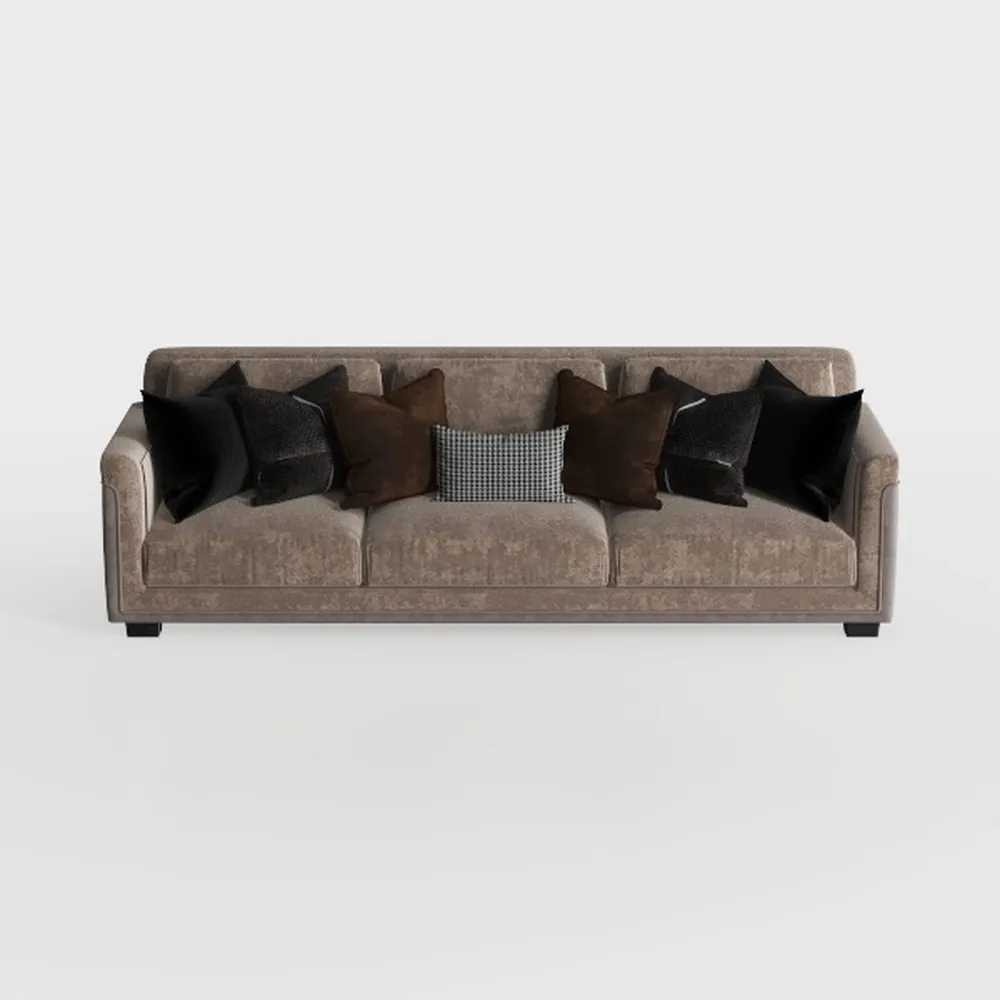 Michael Amini Malibu Crest Sofas, Honey