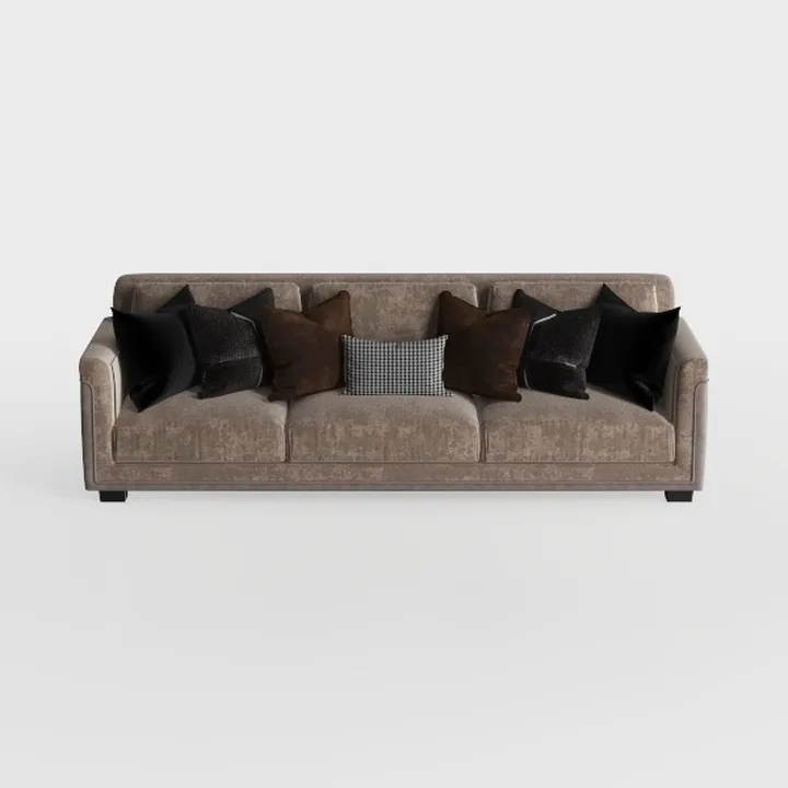 Michael Amini Malibu Crest Sofas, Honey