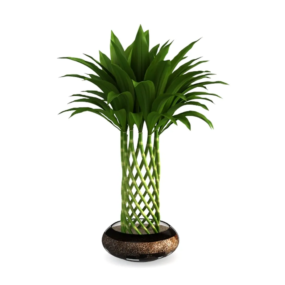 LOMANTO Fake Majesty Palm Plant 2Ft Artificial