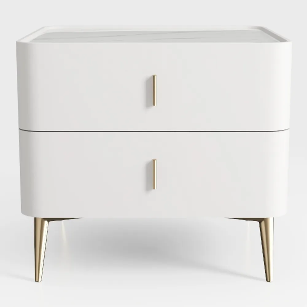 Side Table Indoor Bedrooms Nightstand Double