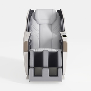 Modern Minimalist Leather Massage Chair 3D Model