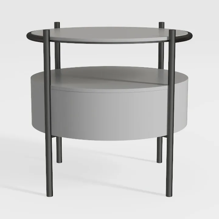 ChooChoo Round Lift Top Coffee Table, Circle Coffe