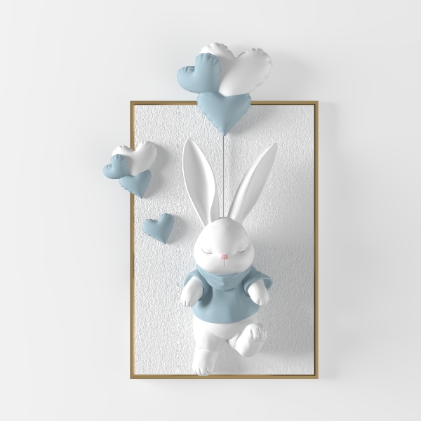 wall deco-Bunny Adventure