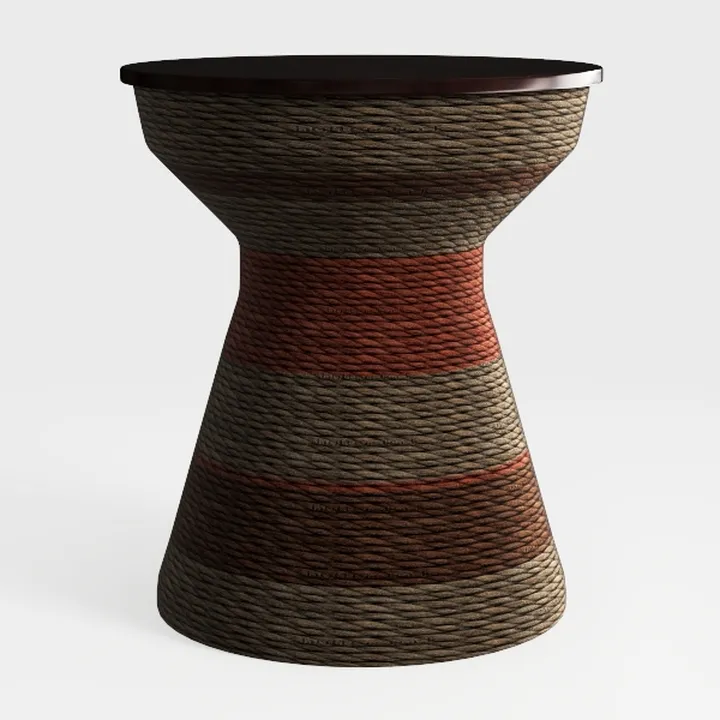 Sundale Outdoor Small Side Table Patio Rattan End 