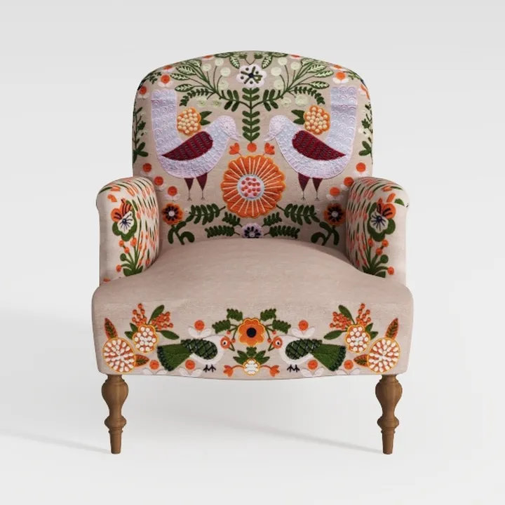 Accent Chair, Mid-Century Modern PU Leather Chairs