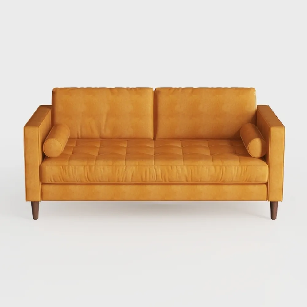 MAXYOYO Convertible Sofa Bed, Pull Out Loveseat