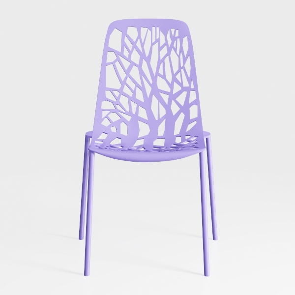 Bonnlo Modern Stackable Chair Set of 4 Kitchen