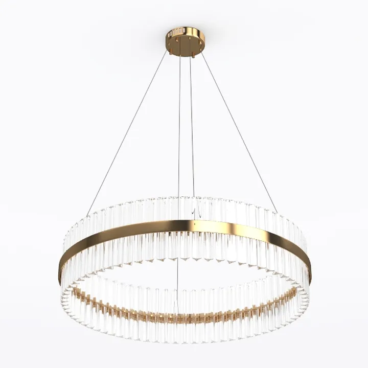 Wood Beaded Chandelier 5 Lights Boho Candle French