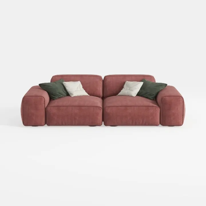 Acme Aceso Rounded Arms Sectional Sofa with 4
