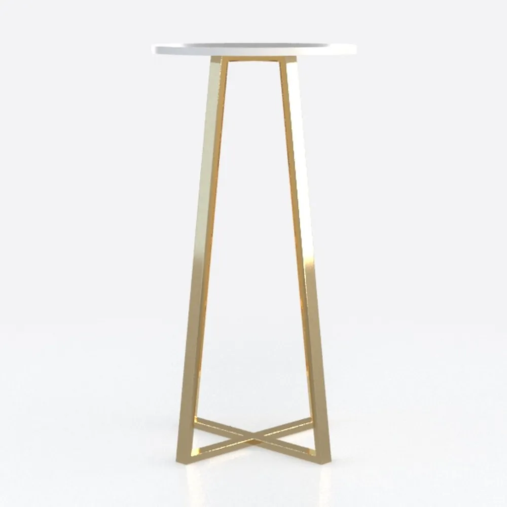 Alto Bistro Table White & Gold - Tables Design