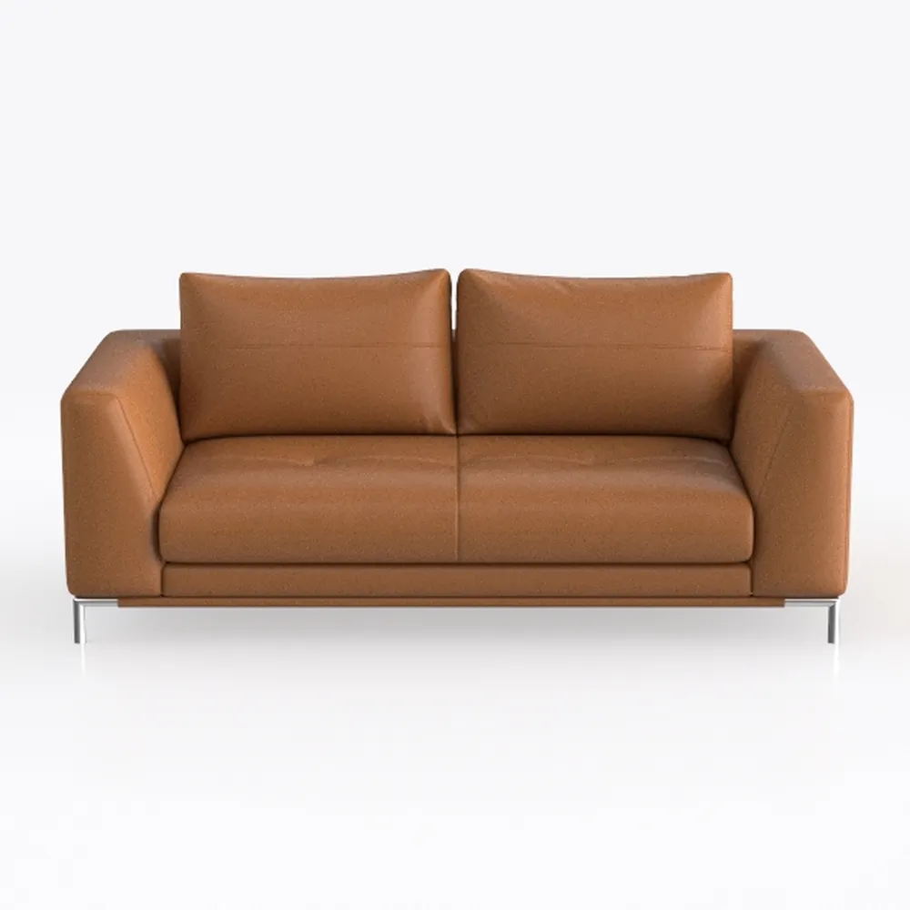 56.2'' Faux Leather Sofa, 2 Seater Loveseat with