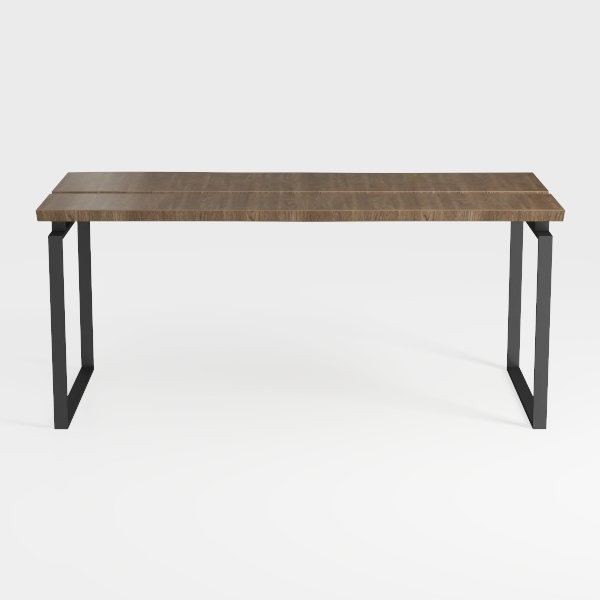 Dining Table Set for 8, Modern 71&#39;&#39; Dark Wood