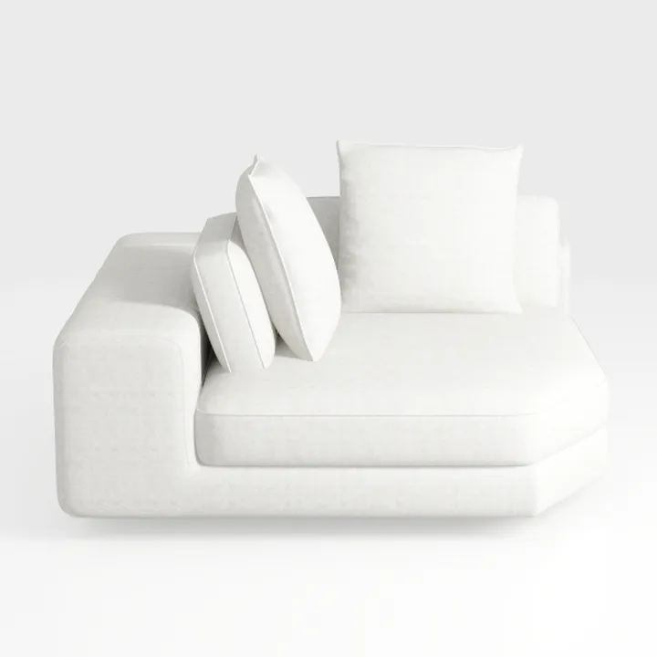 sofutoo Cozy Chenille Sofa Loveseat with Footrest