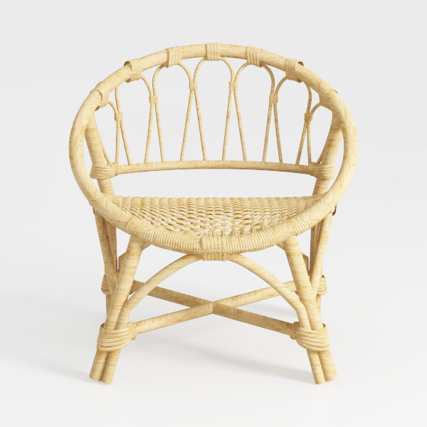 Baxton Studio Varick Modern Brown Finished Rattan