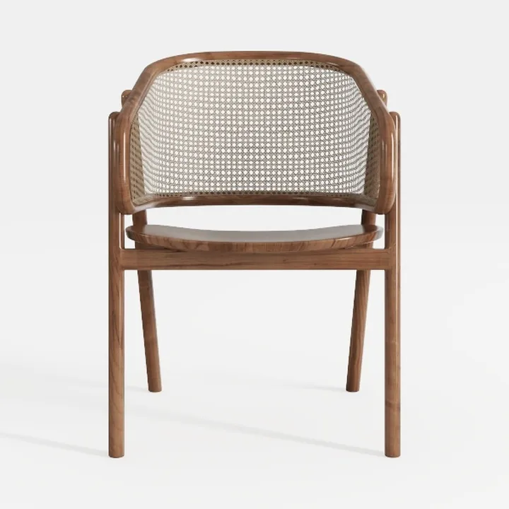 Jennifer Taylor Home Panama 18.5" Cane Rattan Side