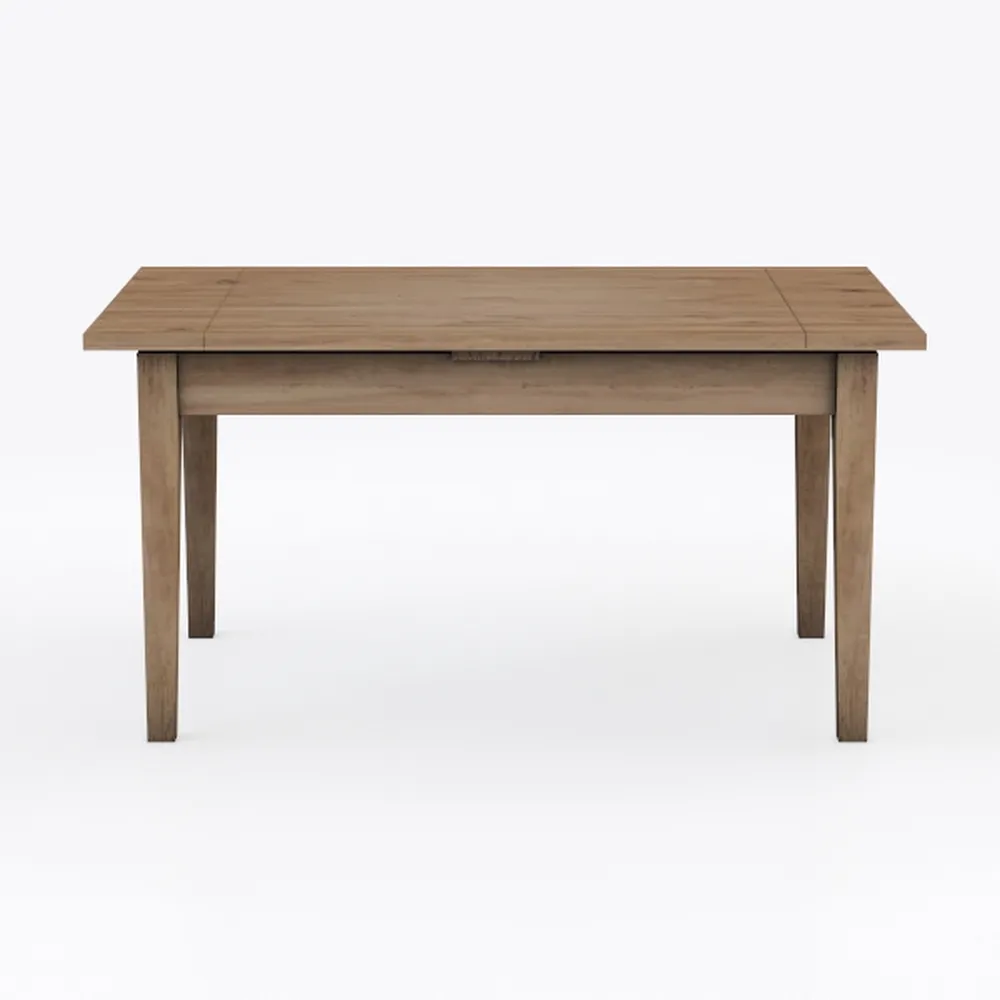 Benjara 63 Inch Home Office Desk, Acacia Wood Top,