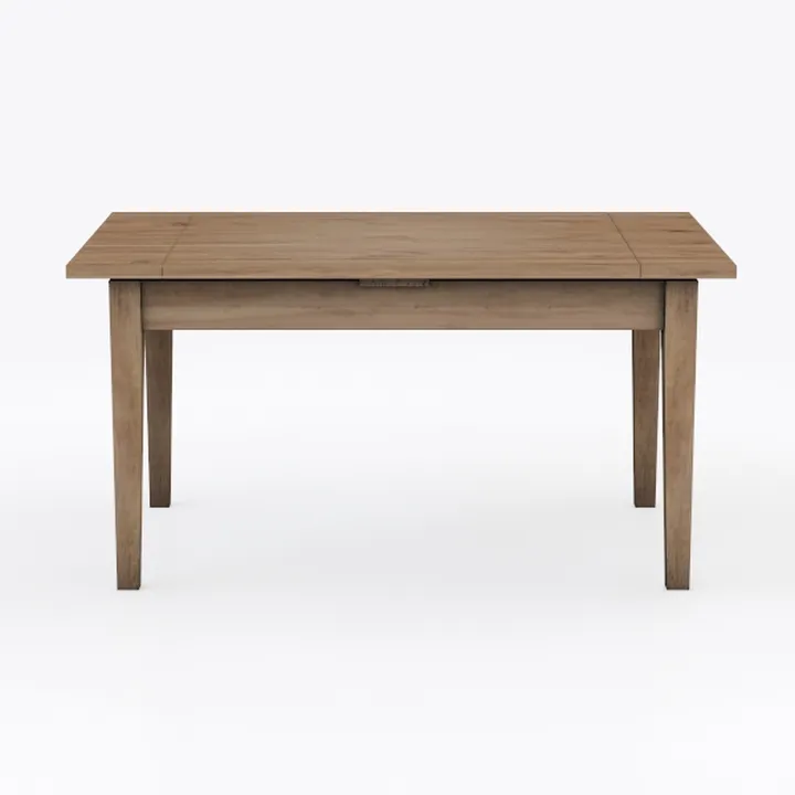 Benjara 63 Inch Home Office Desk, Acacia Wood Top,