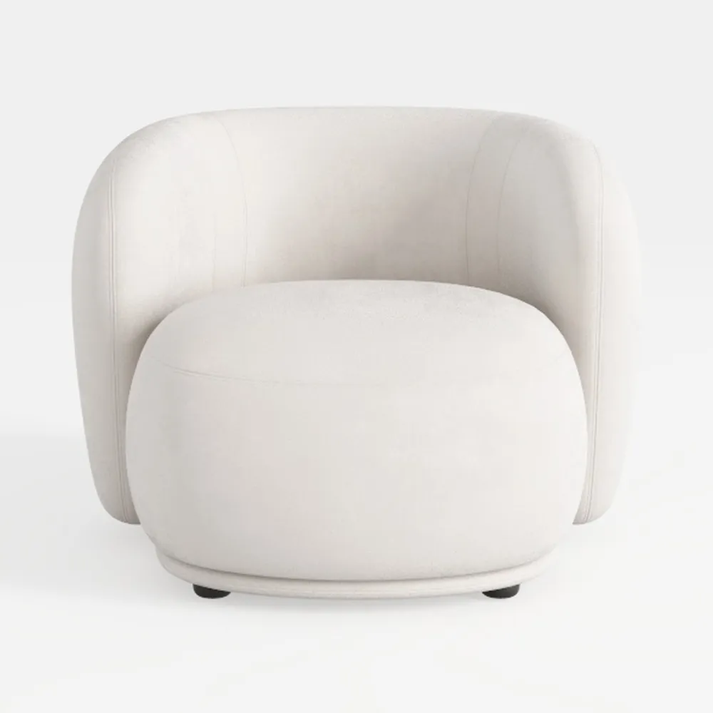 Ball & Cast Modern Swivel Accent Chair,Velvet