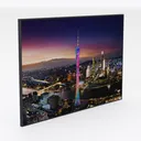 Lavender Large Wall Art Purple Flower Forest Tree Right 45 Degree View