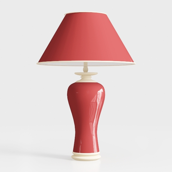 Theisseil Boho Ceramic Bedside Table Lamp for