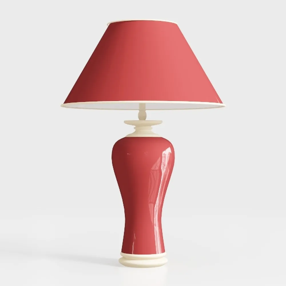 Theisseil Boho Ceramic Bedside Table Lamp for