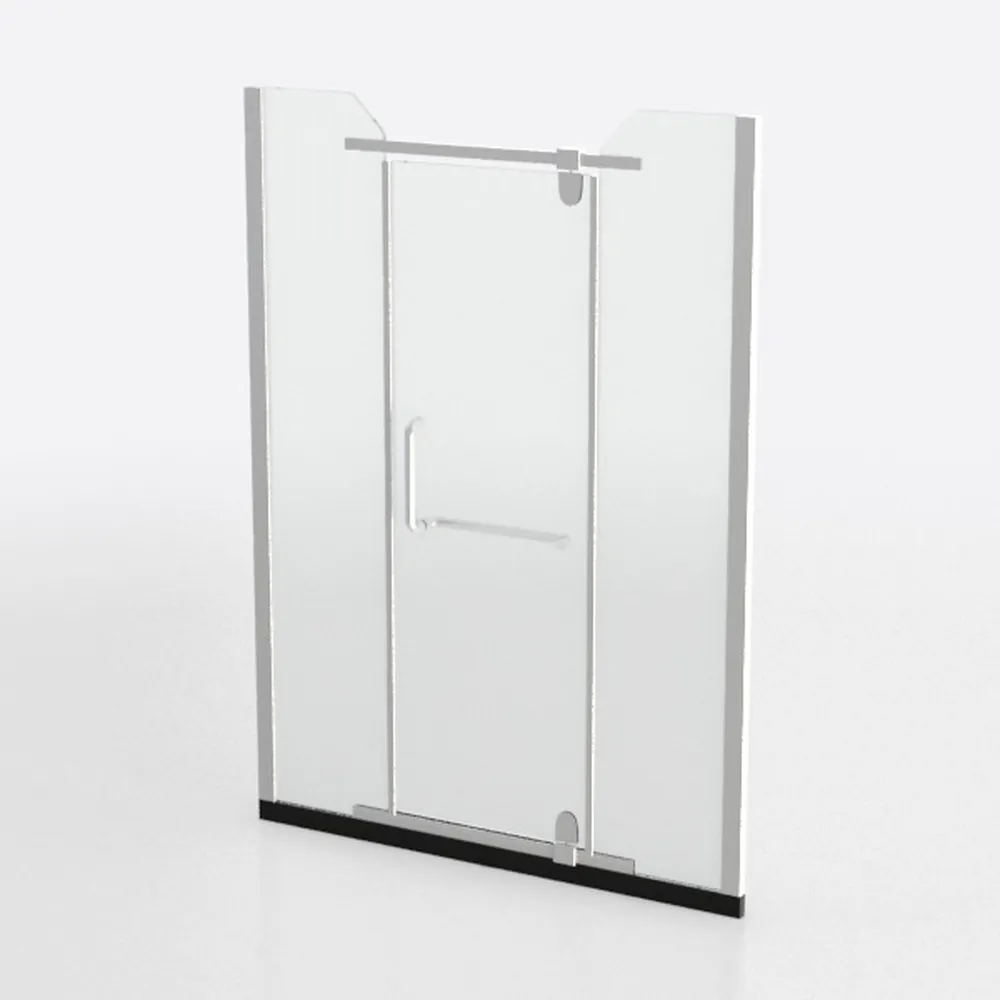 Sunrosa Frameless Tub Shower Door 60" W x 60" H