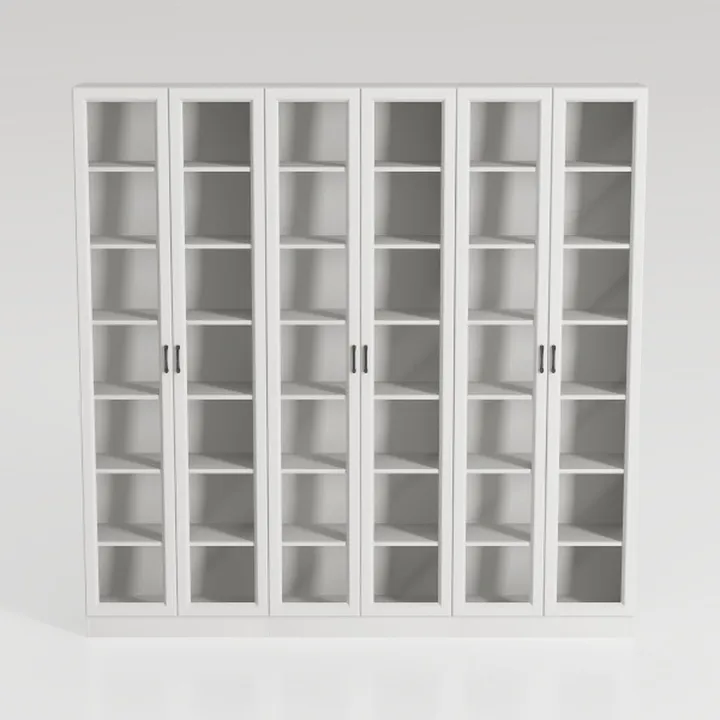 VOWNER 4 PCS Bookcase, 5-Tier Modern Bookshelf