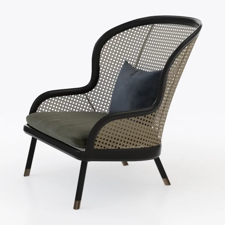 Outdoor Wicker Patio Chairs Set of 2: Rattan