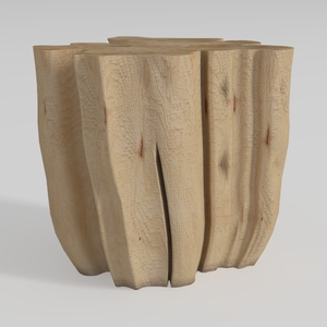 LB2 Rustic Ceramic Vase, 8.3 Inch Tall Zen Style