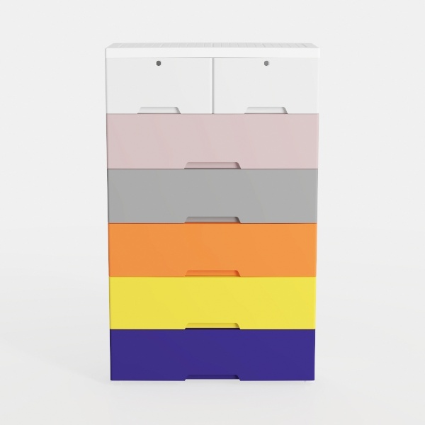 Storage Plastic Drawers Dresser Storage Cabinet