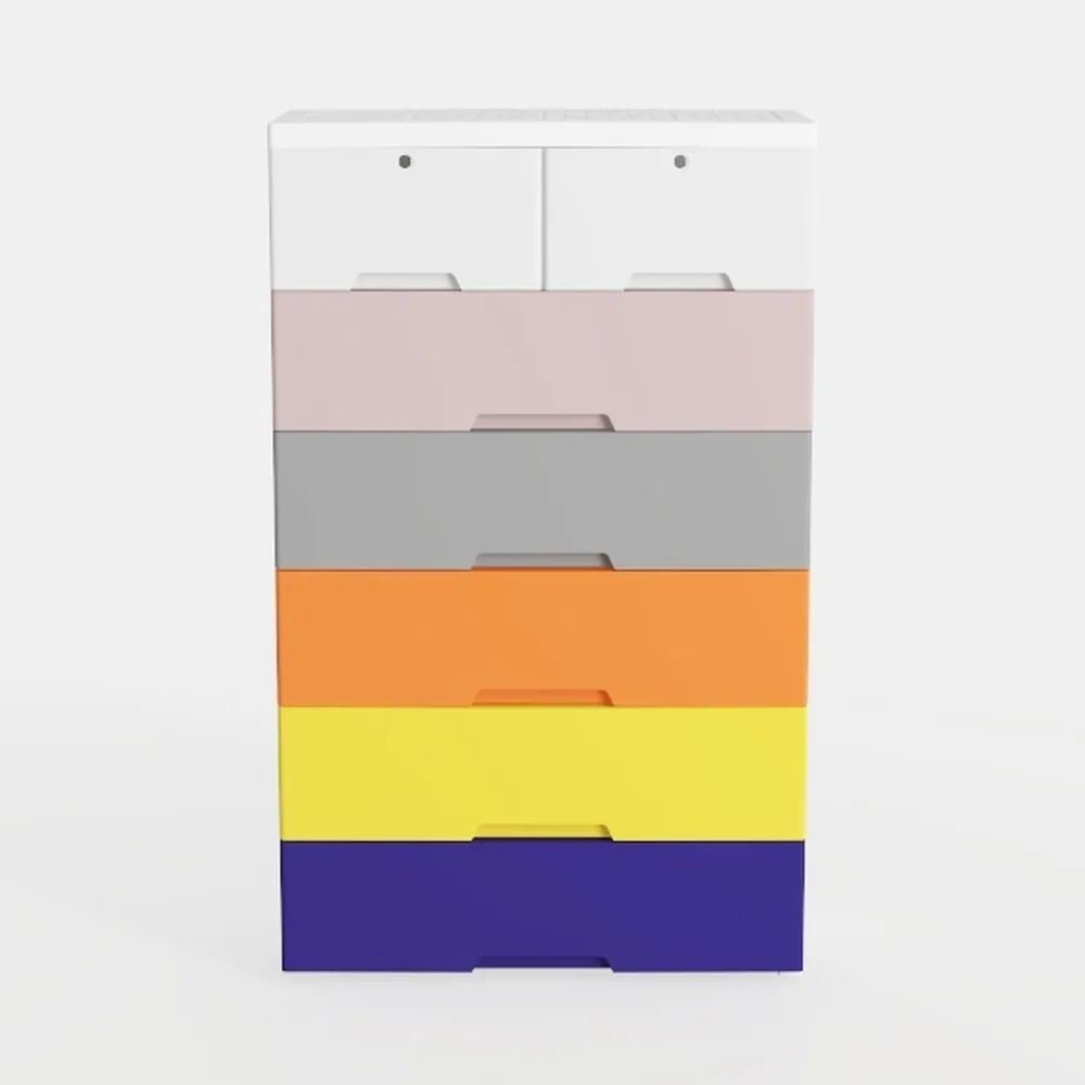 Storage Plastic Drawers Dresser Storage Cabinet