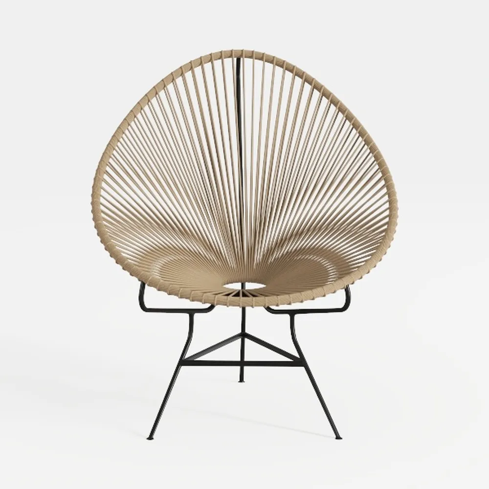 Baxton Studio Garan Modern Bohemian Natural Brown 