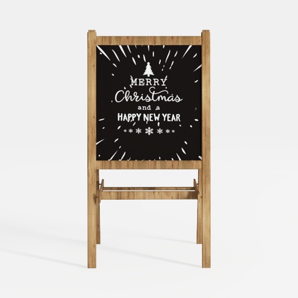 chalkboard sign-Christmas