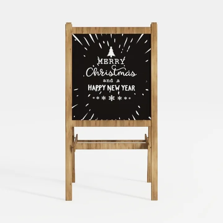 chalkboard sign-Christmas