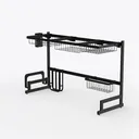 FLEXIMOUNTS 2-Pack 2x4ft Garage Shelving with Hook Left 45 Degree View