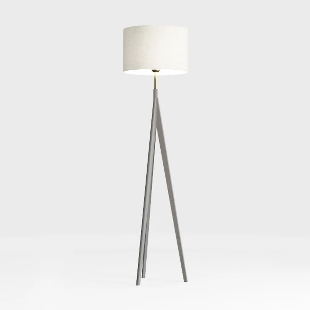 Crestview Collection EVAER1510 62" Floor Lamp